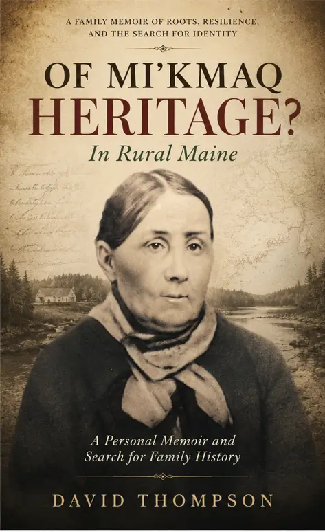 Book cover: Of Mi’kmaq Heritage? In Rural Maine by David Thompson